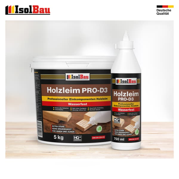 IsolBau Puuliima PRO D3 Puuliima 5 x 750 ml