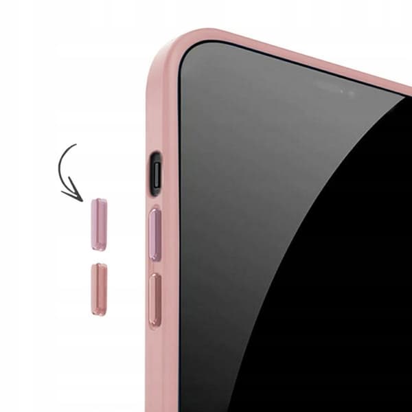 Etui til iPhone 16 FORSTÆRKET til MAGSAFE CLEAR CASE SLIM PINK + Glas