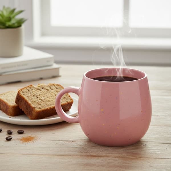 Pink 480ml Speckle Pop Cup