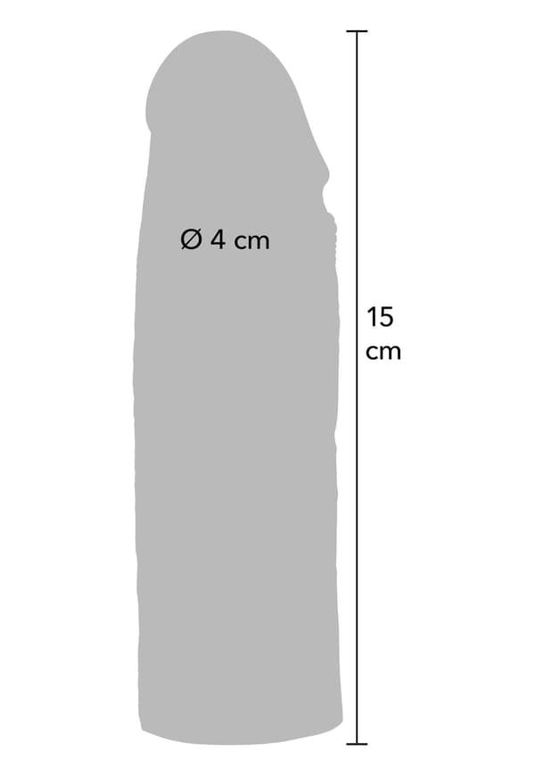 Penishylster Flydende Silikone 15 cm