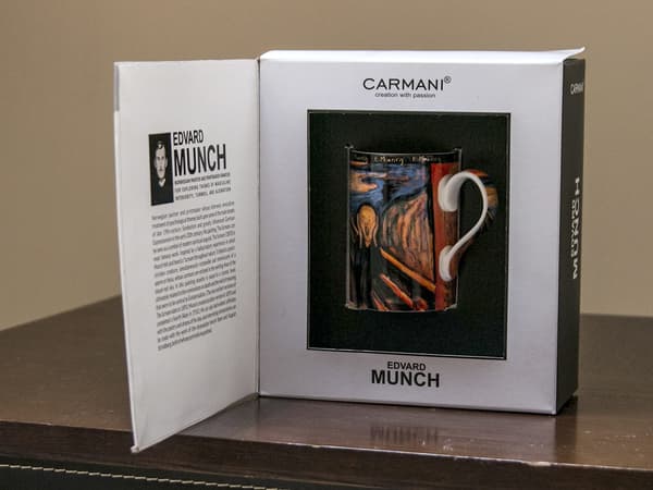 Carmani, 370ml krus - Edvard Munch/Skriget