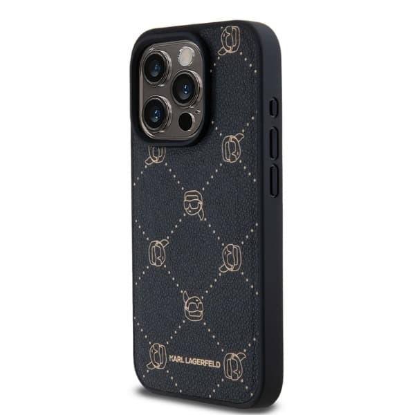 Karl Lagerfeld KLHMP15XPGKHPHK iPhone 15Pro Max 6,7" sort/sort Magsafe Karl Head