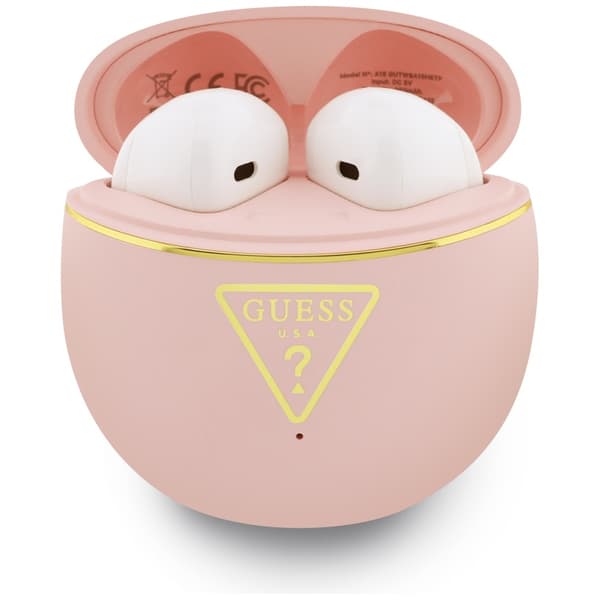 Guess Gold Line Triangle TWS Hovedtelefoner Pink