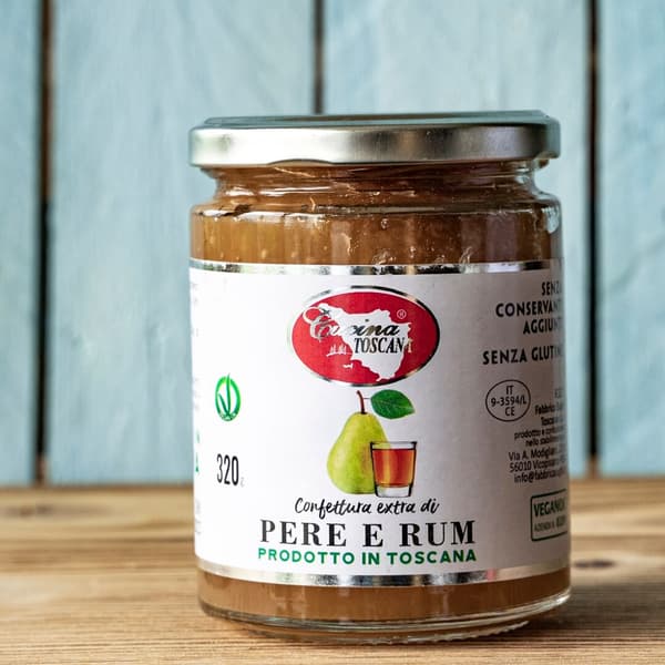 Päronsylt med rom 320g - Cucina Toscana