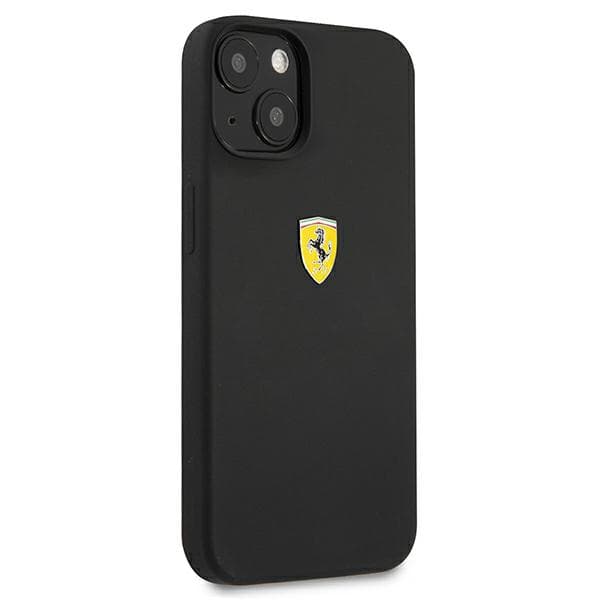 Ferrari silikonskal till iPhone 13 mini, svart