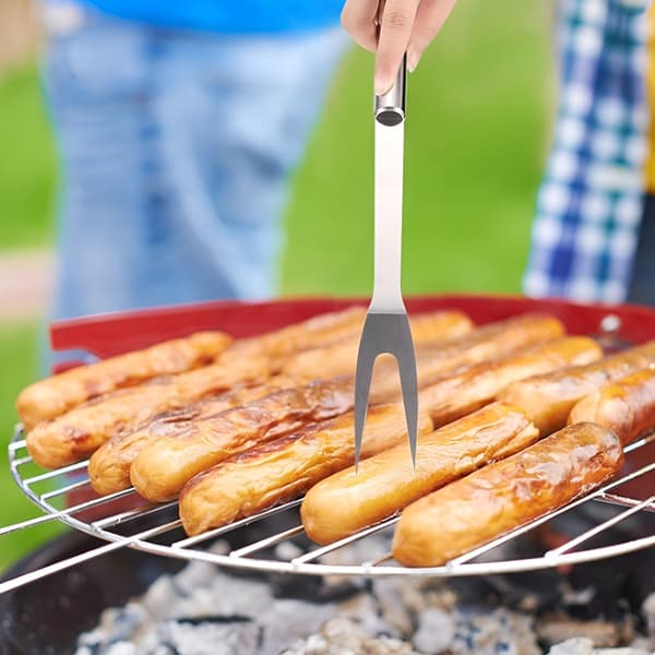 professionellt set med grilltillbehör 9 delar