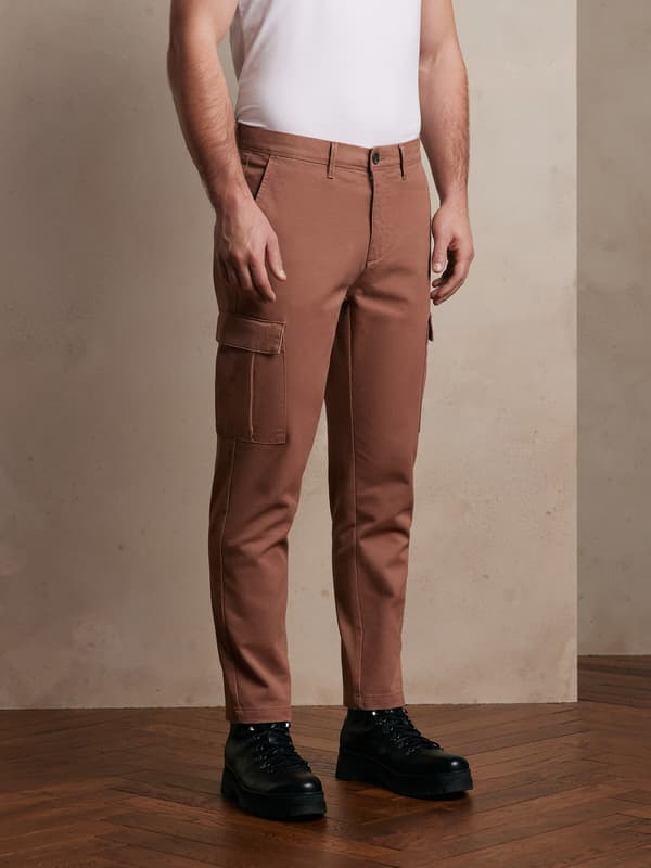 BEIGE BOSTON BUKSER 33/32
