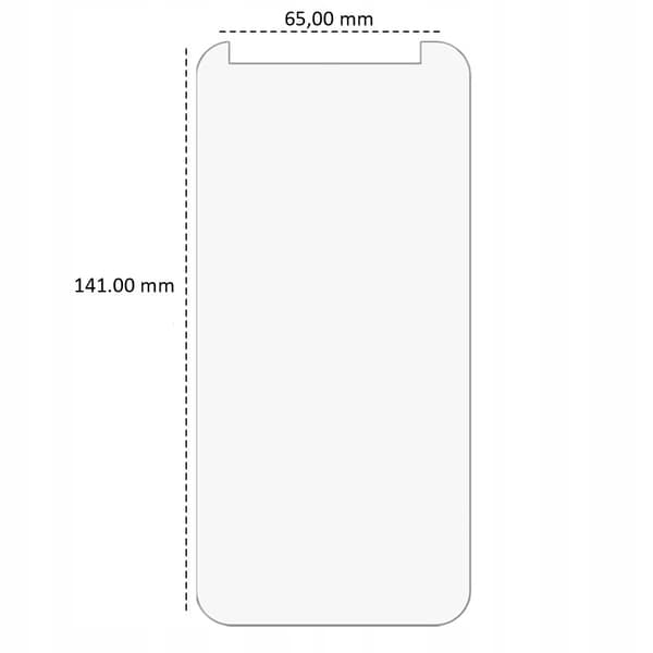 Härdat glas för Samsung S8 Skyddsglas 2.5D, 9H