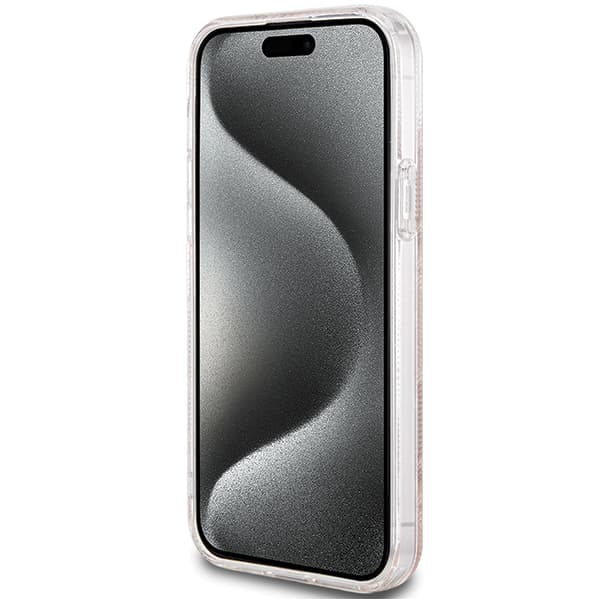 Guess IML GCube MagSafe-etui til iPhone 15 Plus, brun