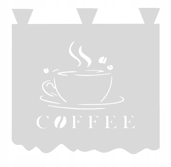 Köksgardin KAWA Cafe GLAMUR 35x35