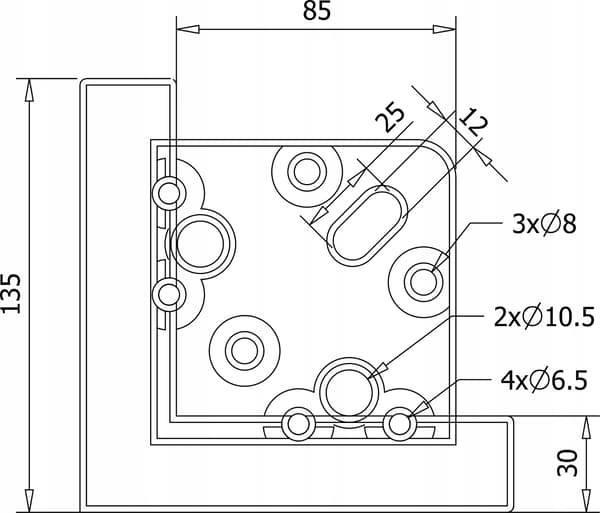Møbelben til sovesofa sort MAT loft H150 holdbar SL032