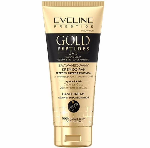 Eveline Gold Peptides håndcreme mod misfarvning 75 ml