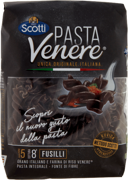 Pasta pasta venere fussilli 400g - Riso Scotti
