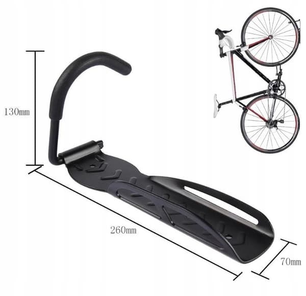 KROKHÅLLARE VÄGGMONTERAD CYKELHÅLLARE HK-07
