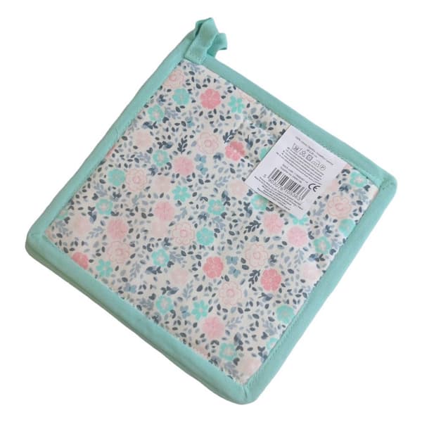 Grydelapper 20x20 2 stk. blomster
