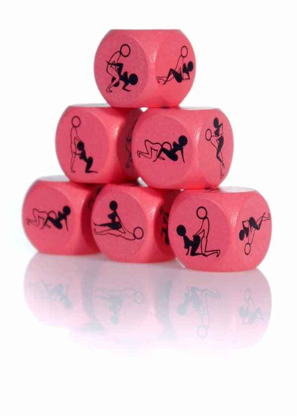 Leksakskärlekskub 25mm ROSA - 1 styck