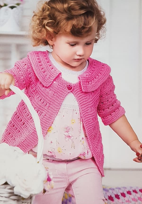PERLINA garn BOMULL 50% AKRYL 100g rosa 128