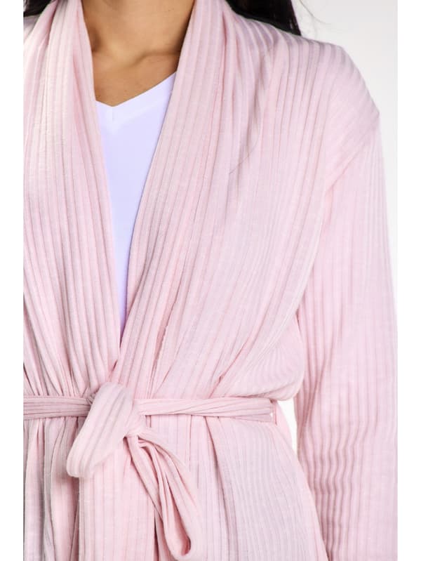 Sweater A655 - Farve/mønster: Pudderrosa S/M