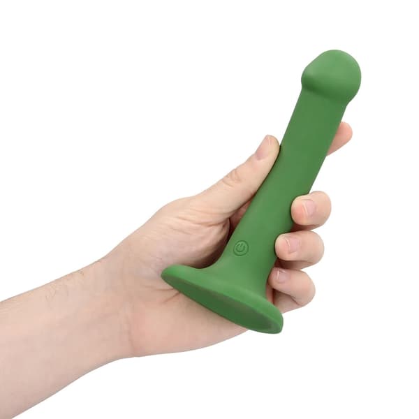 Icke-fallisk vibrerande dildo - liten - skogsgrön