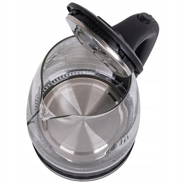 ELEKTRISK GLASKEDEL 2L 1500W TRANSPARENT LED-OPLYST