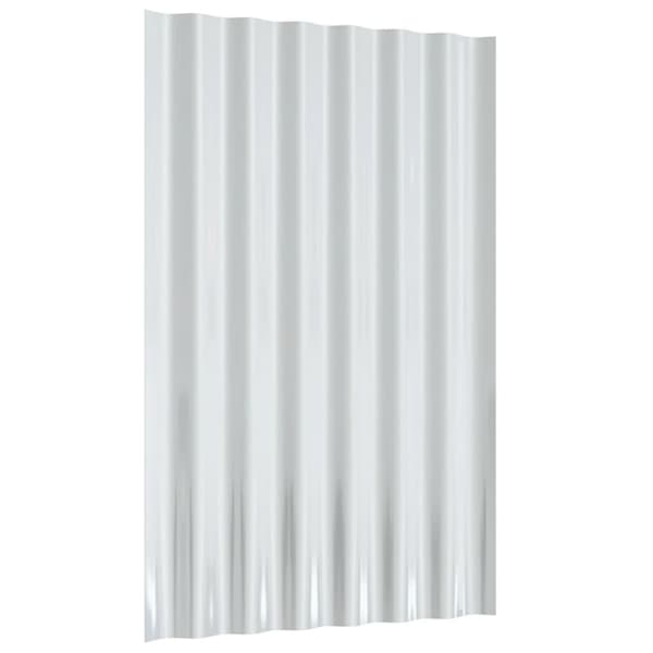 vidaXL Takpaneler, 12 st, pulverlackerat stål, 60x36 cm