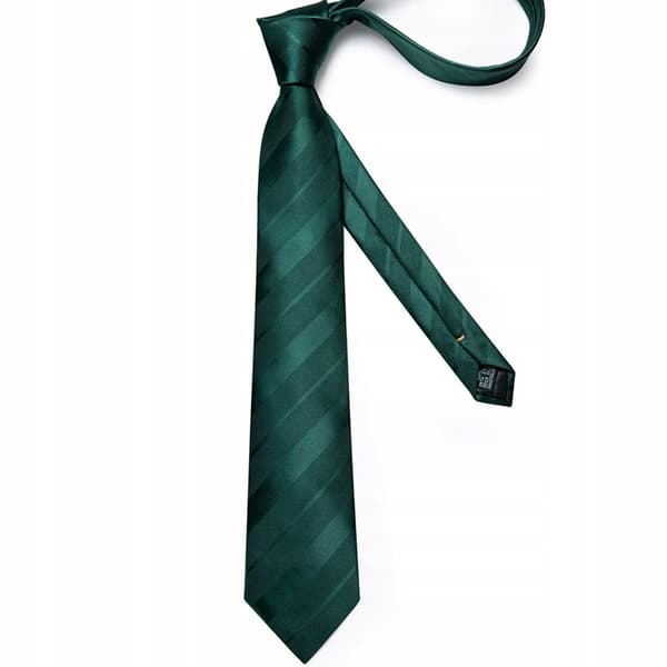 Herrslips 8 cm elegant jacquardnäsduk + manschettknappar