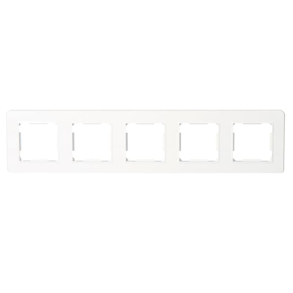 Femdelad ram, plast, vit, online-sortiment