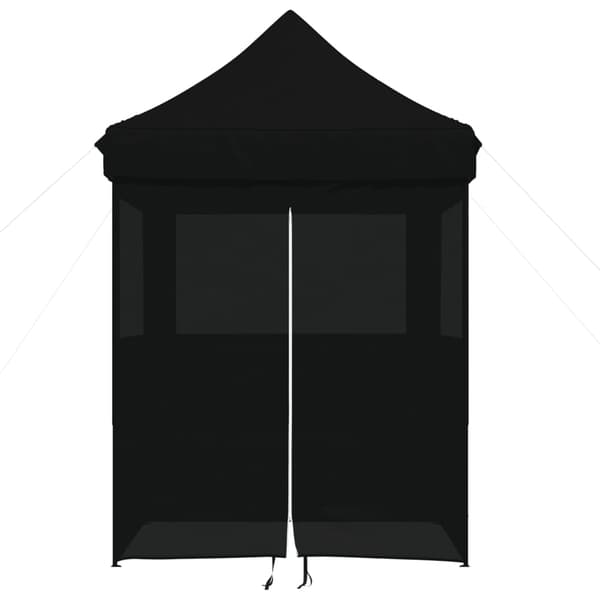 vidaXL 4-vægs pop-up festtelt sort