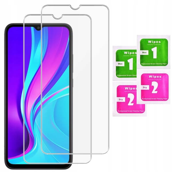 2x Hærdet glas til XIAOMI REDMI 9A 9C 9i | 2-pak