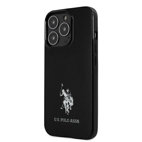 US Polo Horses Logo-cover til iPhone 13 Pro, sort