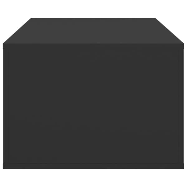 vidaXL sofabord, sort, 100x50,5x35 cm, træbaseret materiale