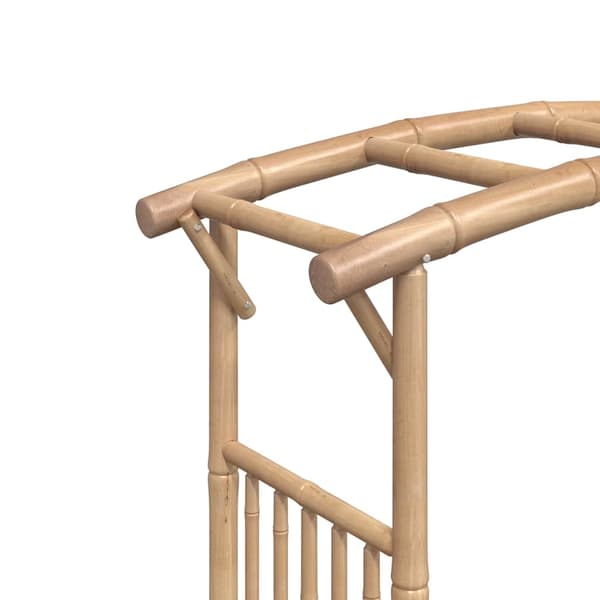 vidaXL Rosenbåge, bambu, 118x40x187 cm