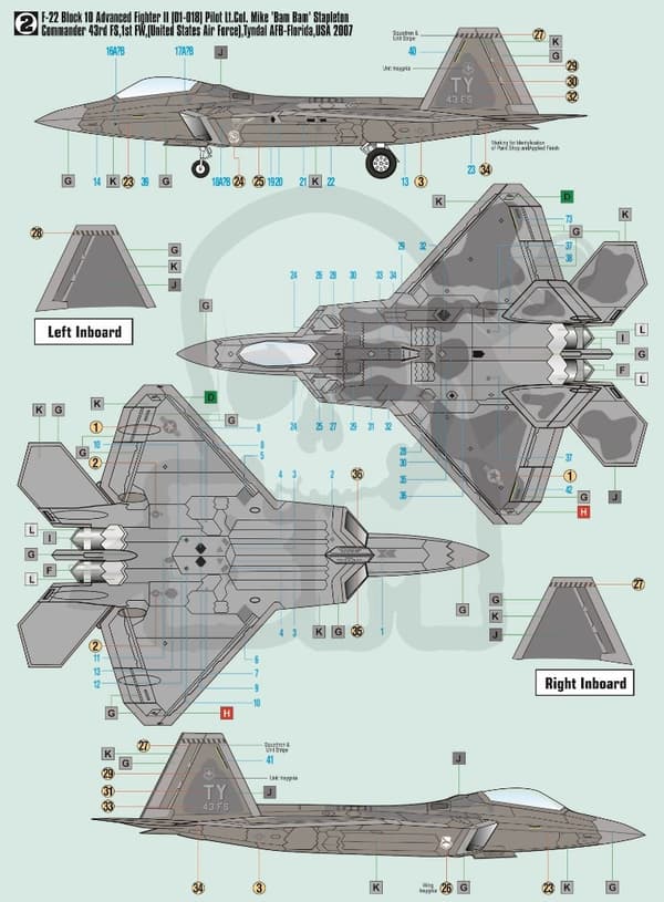 MCRZF06 F-22 Avancerat jaktplan