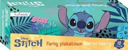 Plakatmaling 12 farver 20 ml. Stitch