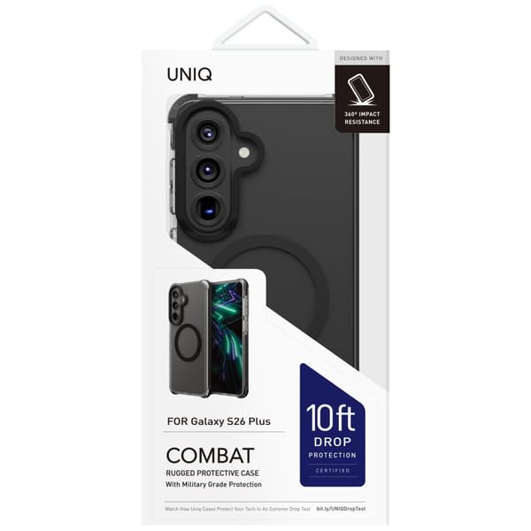 UNIQ Combat MagSafe-etui til Galaxy S26 Plus, sort