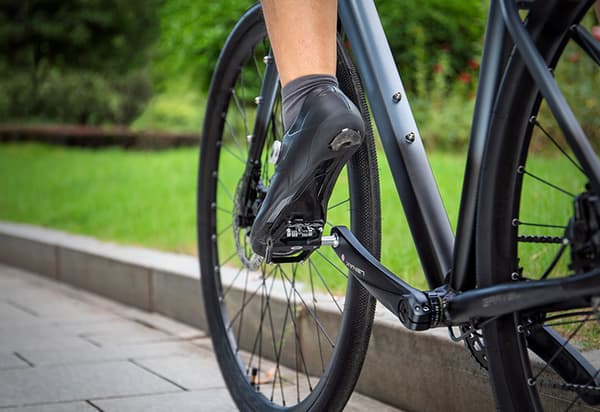Aluminium Dobbeltfunktions Platform Cykelpedaler SPD Cleats Sort CXWXC