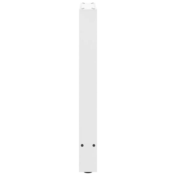 vidaXL sofabordsben hvide 2 stk. 50x(72-73) cm stål