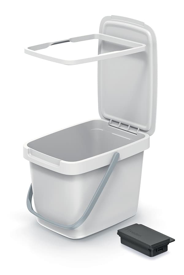 SYSTEMA Q COLLECT 20L Affaldsbeholder | Lysegul