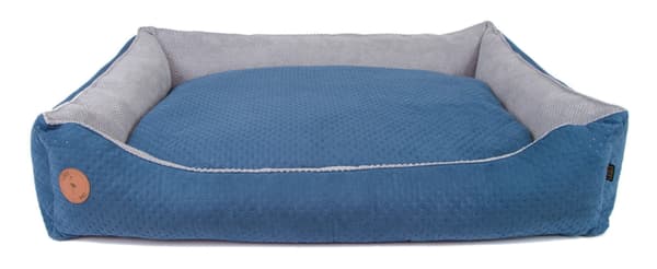 CEZAR soffa, marinblå, quiltad, S - 70 cm x 60 cm
