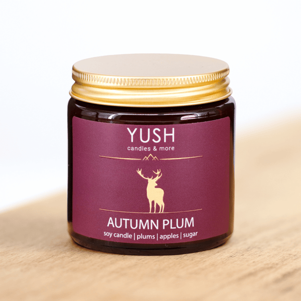 Efterårsplomme - Plomme Sojalys - YUSH - 120ML
