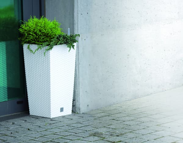 RATO DRTS200 Hög blomkruka med insats | Vit