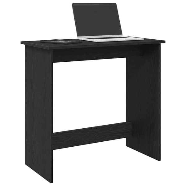 vidaXL skrivebord, sort, 80x40x75 cm, træbaseret materiale