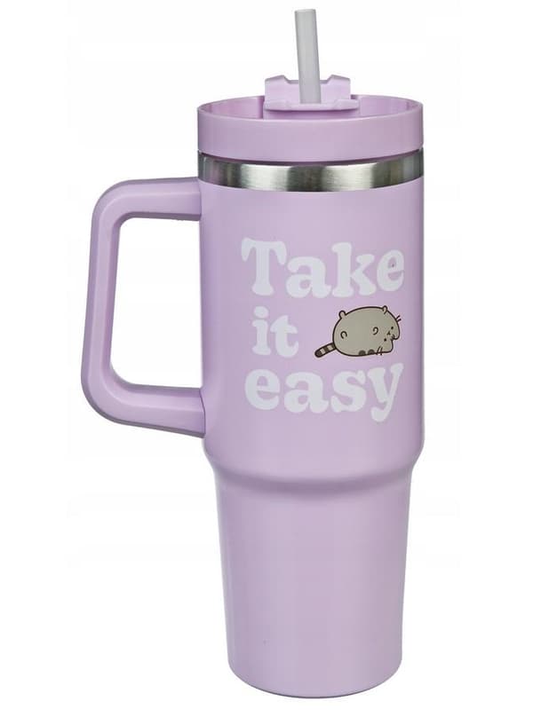Pusheen metall vakuum termosmugg