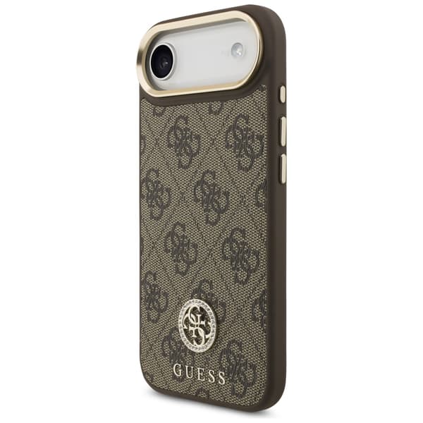 Guess 4G Strass Logo MagSafe-etui til iPhone Air, brunt