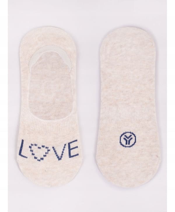 YO! bomuldsstrømper beige love 31/34