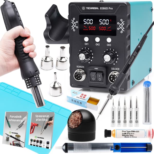 8586D lödstation + Komplett paket