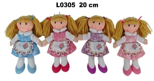 20 cm MIX-dukke