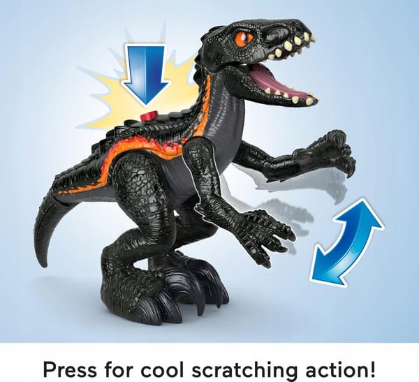 Imaginext Jurassic World Attackerande Indoraptor Figur