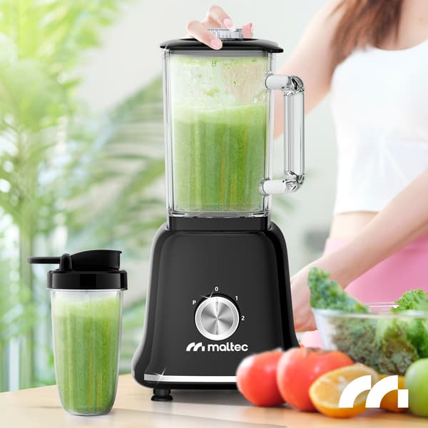 MalTec BL1800W blender med kande + tilbehør