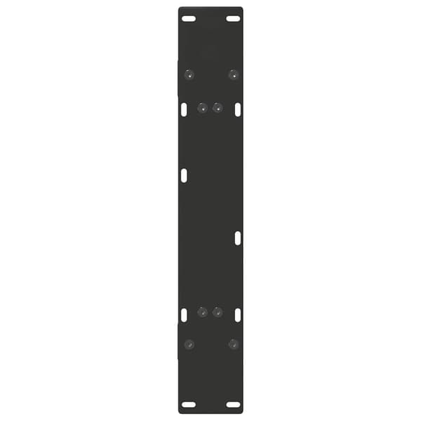 vidaXL sofabordsben, 2 stk., sort, 80x(72-73) cm, stål